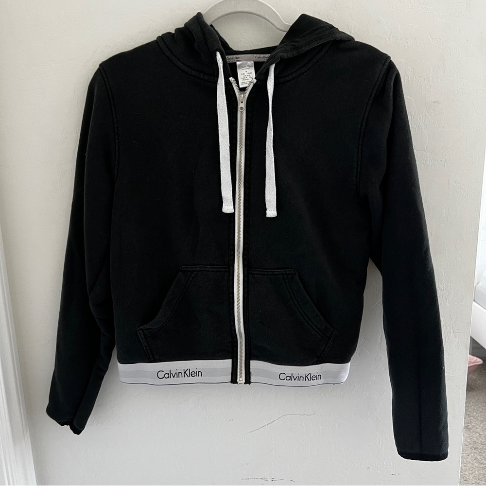 Calvin Klein  Black Hoodie Jacket